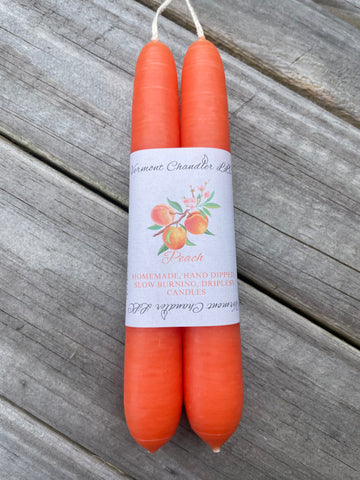 6" Hand Dipped Taper-Pair