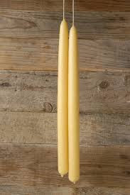 Beeswax Taper Candles by the Pair