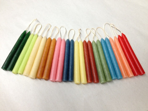 4" Petite Hand Dipped Taper-Pair